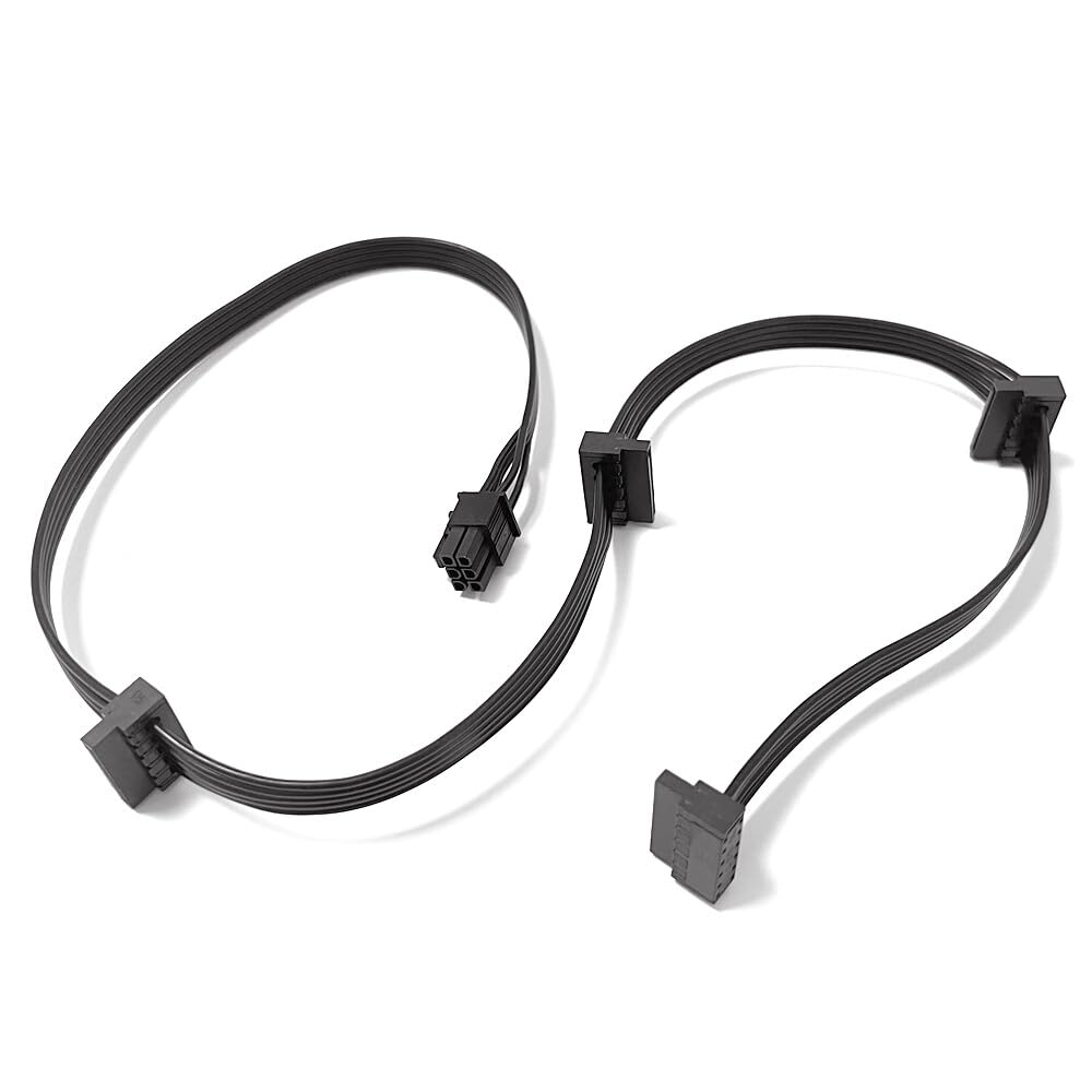 Amazon | HSSDTECH 6Pin to 4 SATA電源ケーブル CORSAIR 用 RM1000x